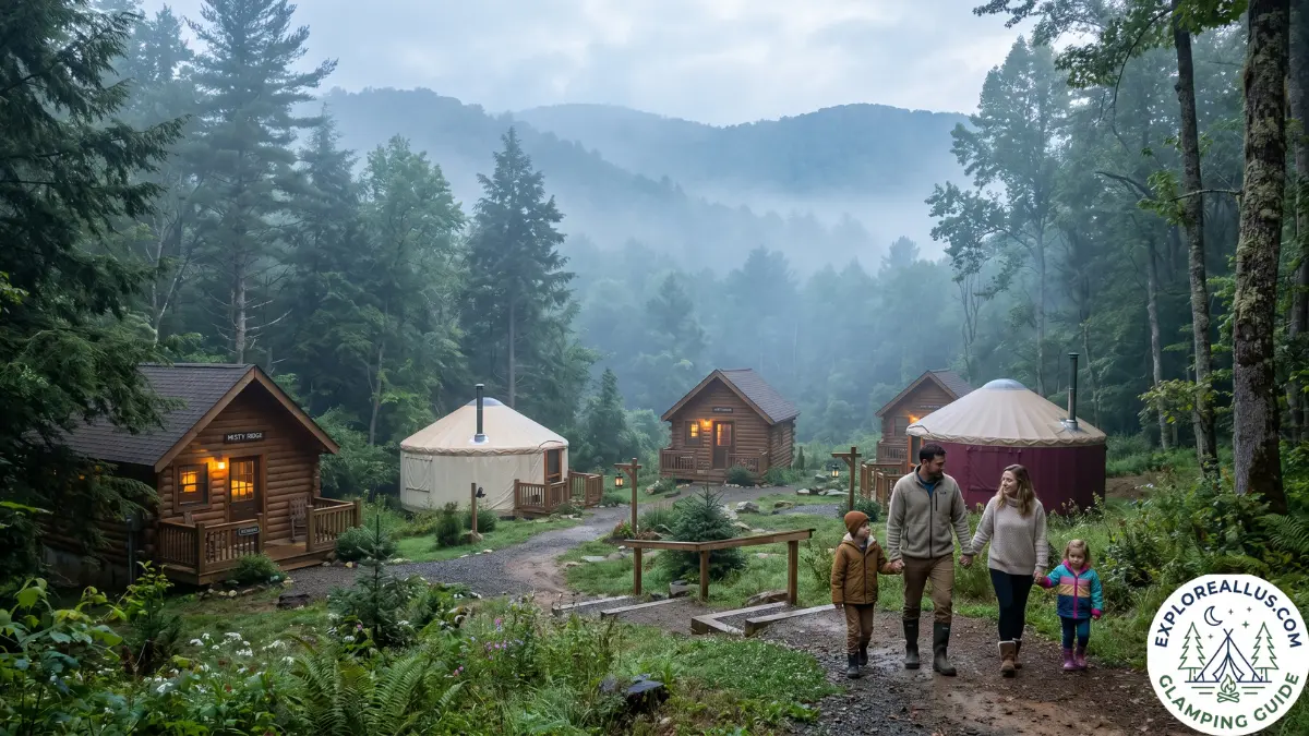 Eastern smoky mountain glamping