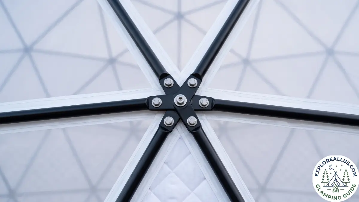 Geodesic dome structure