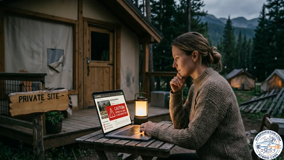 glamping cautions list
