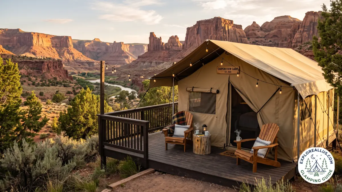 Safari tent glamping